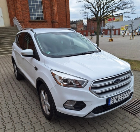 Ford Kuga cena 68900 przebieg: 122500, rok produkcji 2018 z Pabianice małe 562